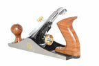 Spear & Jackson No 4 Smoothing Plane by Cherry Tree Tools with ductile cast iron body and brass wheel