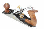 Spear & Jackson No 3 Smoothing Plane by Cherry Tree Tools, black cast iron with brass adjuster screw