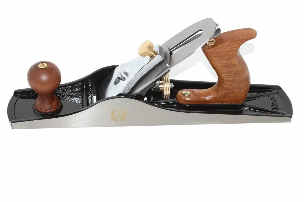 Spear & Jackson No 5 Jack Plane by Cherry Tree Tools with ductile cast iron sole and brass cutter adjustment screw