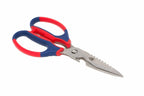 Spear & Jackson Razorsharp Scissors by Cherry Tree Tools with red and blue soft feel handles