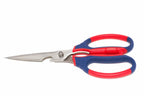 Spear & Jackson Razorsharp Scissors by Cherry Tree Tools in red and blue with precision-ground blades