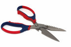 Spear & Jackson Razorsharp Scissors multi - purpose  by Cherry Tree Tools with red and navy ergonomic handles