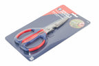 Spear & Jackson Razorsharp Scissors multi - purpose  by Cherry Tree Tools with red and blue soft grip handles