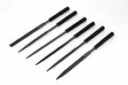 Stanley 6 piece Needle File Set by Cherry Tree Tools, black high carbon steel needle files for fine modelling