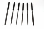 Stanley 6 piece Needle File Set by Cherry Tree Tools, black needle files for fine craft detailing