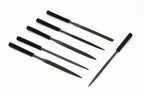 Stanley 6 piece Needle File Set by Cherry Tree Tools, black handle needle files for fine modelling detailing