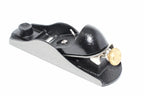 Stanley Bailey Block Plane No 220 by Cherry Tree Tools, black low angle plane with brass adjustment screw