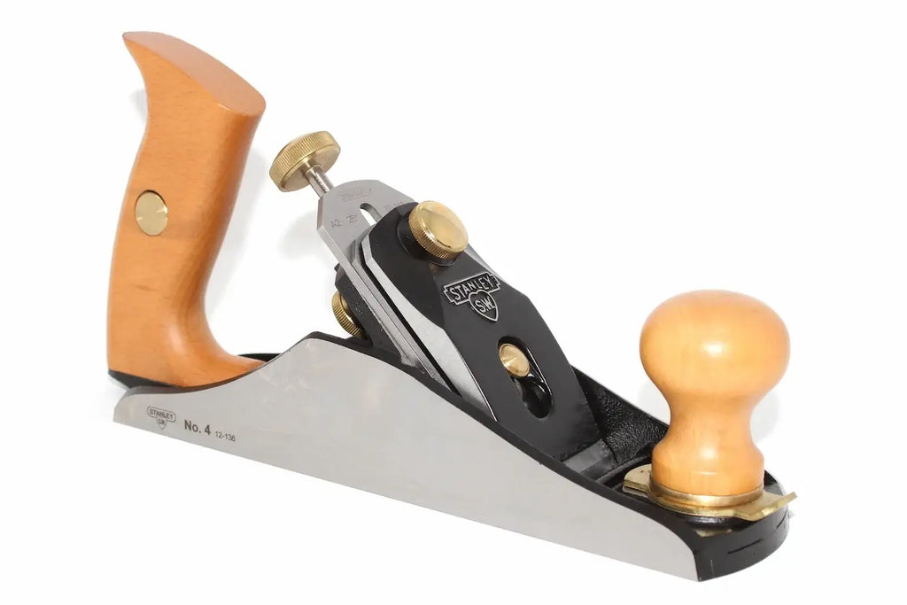 Stanley Bailey Sweetheart No4 Hand Plane by Cherry Tree Tools with cherry wood handle and cast iron base