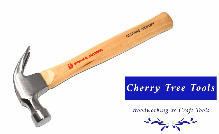 Claw Hammer 16oz, Hickory Handle -  Spear & Jackson  SJ-CAH16 - Cherry Tree Tools