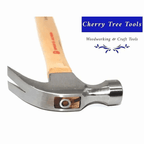 Spear & Jackson 16oz Hickory Claw Hammer  - Cherry Tree Tools