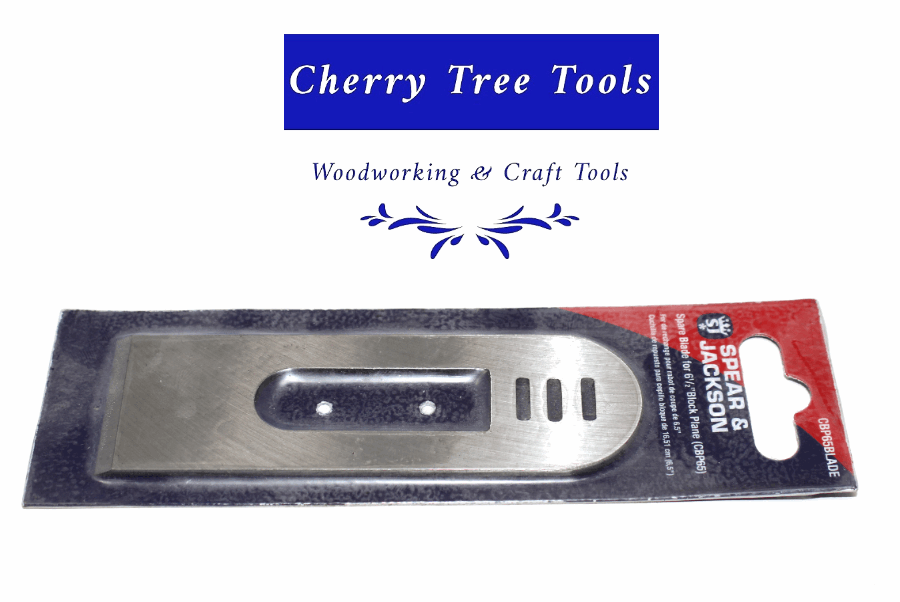 Block Plane Spare Cutter  No 6 1/2  -  Spear & Jackson CBP65BLADE - Cherry Tree Tools