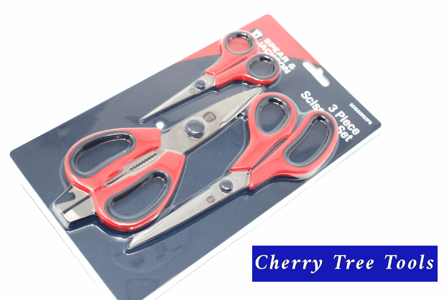 Scissors Set 3 Pce Spear & Jackson SCISSORS3PS - Cherry Tree Tools