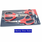 Spear & Jackson 3pc Multi-Purpose Scissors Set  for Versatile Cutting Solutions