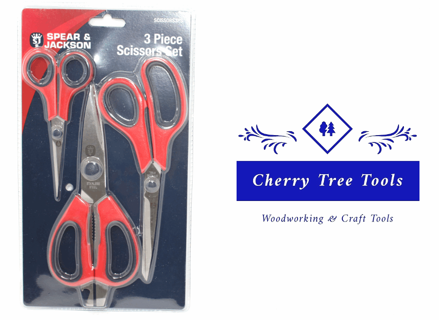 Scissors Set 3 Pce Spear & Jackson SCISSORS3PS - Cherry Tree Tools