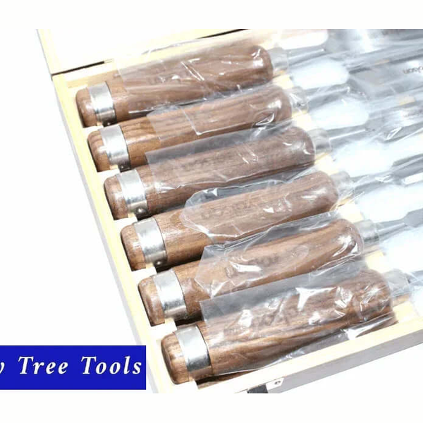 Rolson 8pc Bevel Edge Wood Chisel Set 56150 