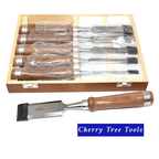 Rolson 8pc Bevel Edge Wood Chisel Set   56150  