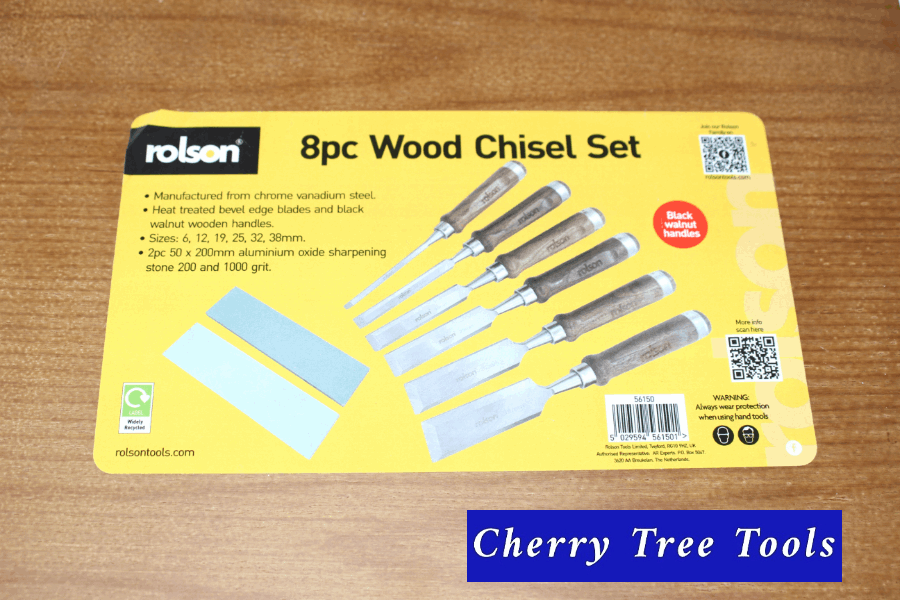 Chisel Set, 56150  Bevel Edge,  8 Pce - Cherry Tree Tools