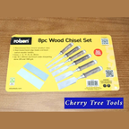 Rolson 8pc Bevel Edge Wood Chisel Set  56150 