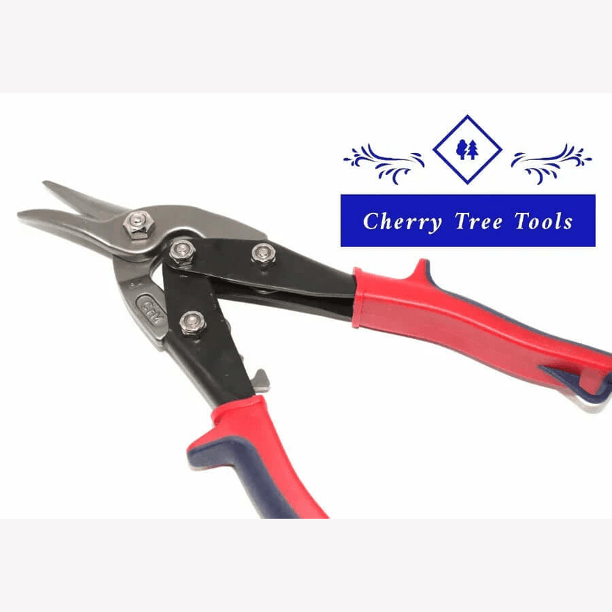 Eclipse Professional Tin Snips Left Hand Cut - Sheet Metal Cutters for Left & Straight Cuts