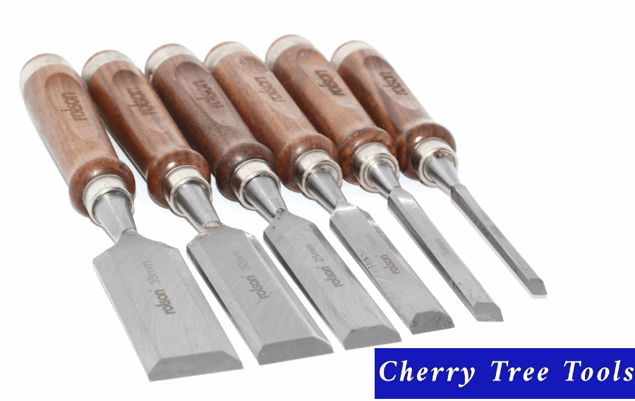Chisel Set, 56150  Bevel Edge,  8 Pce - Cherry Tree Tools