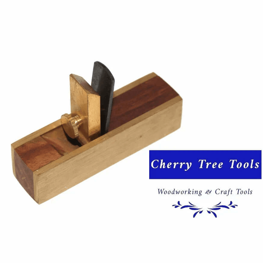 Silverline Miniature Scraper Plane - Rosewood & Brass