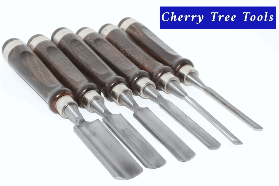 Chisel Set 561020  6 Pce Wood Carving Gouges - Cherry Tree Tools
