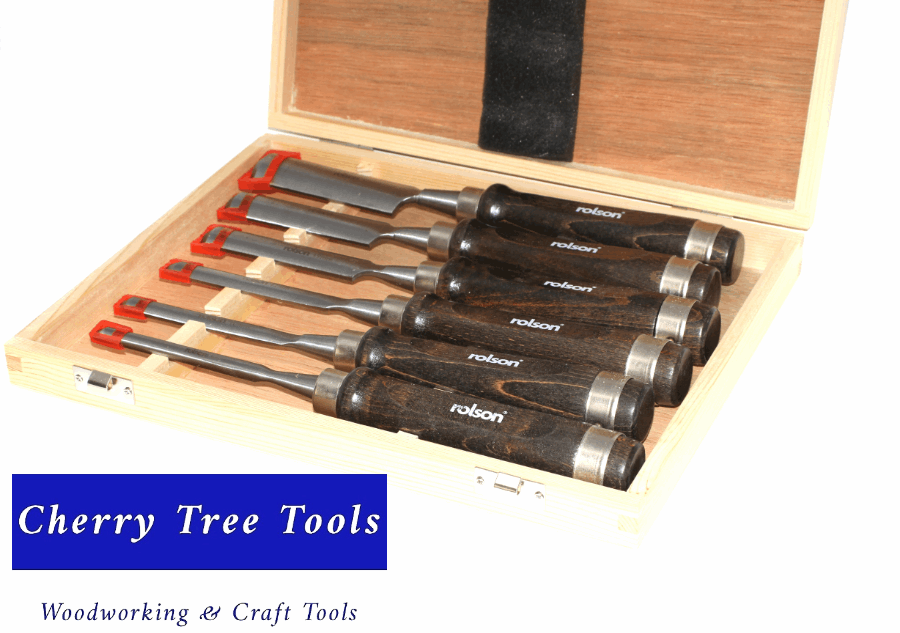 Chisel Set 561020  6 Pce Wood Carving Gouges - Cherry Tree Tools