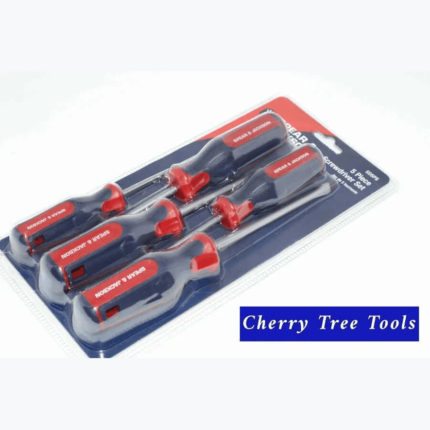 Spear & Jackson 5pc Screwdriver Set 