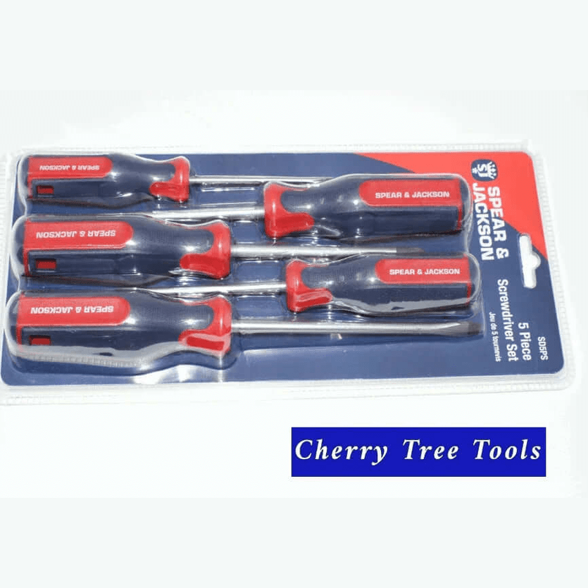 Spear & Jackson 5pc Screwdriver Set 