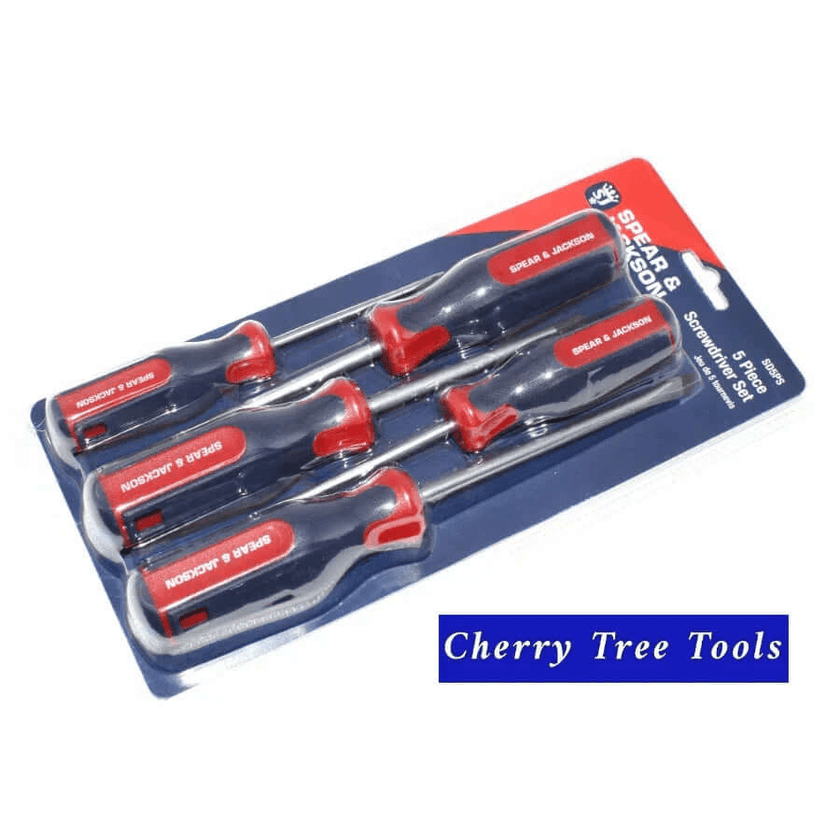 Spear & Jackson 5pc Screwdriver Set 