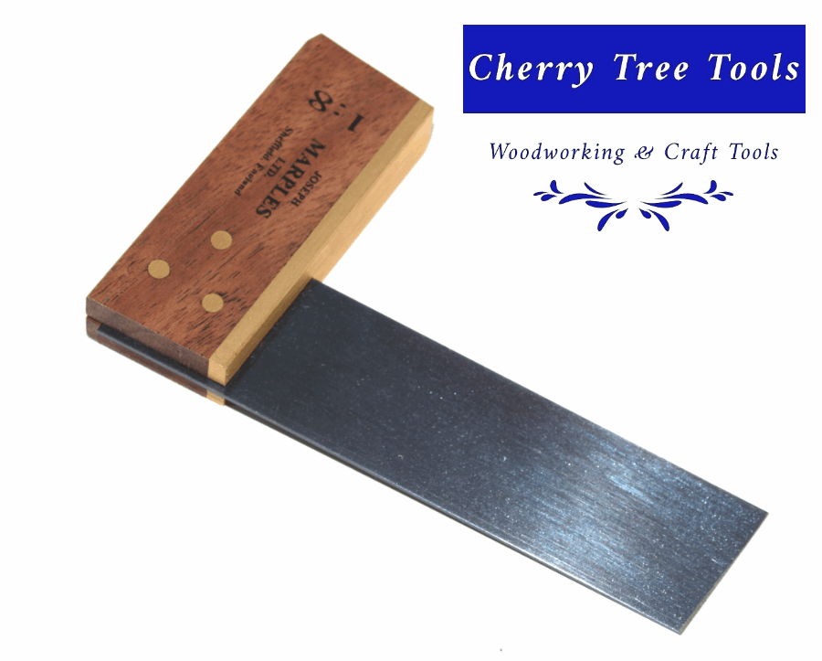 Dovetail Square  3" (175mm)   Walnut  1:8 Miniature -     Joseph Marples  W19j - Cherry Tree Tools