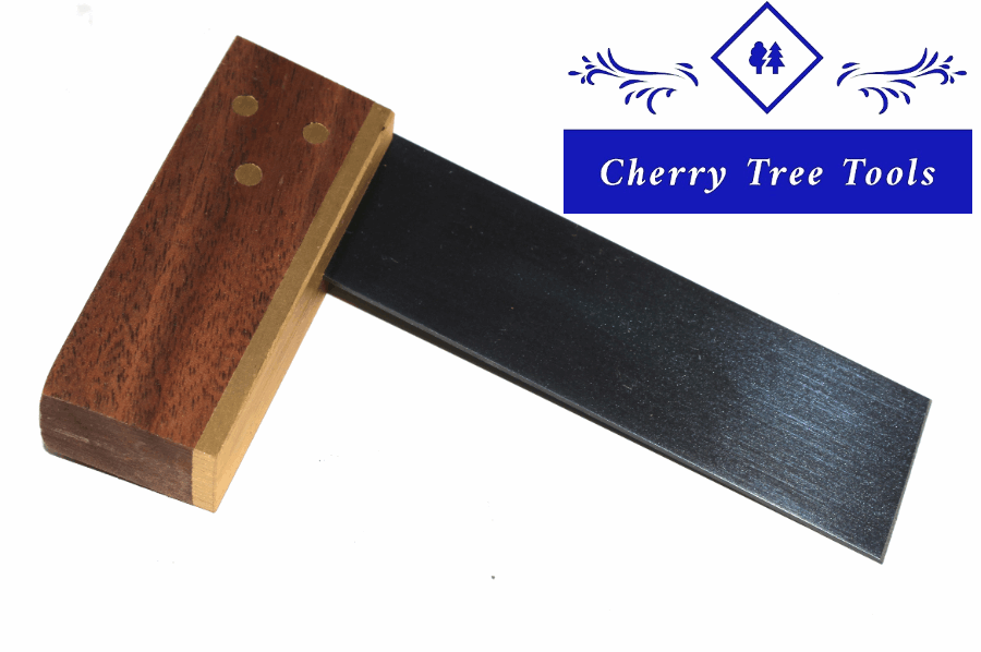 Dovetail Square  3" (175mm)   Walnut  1:8 Miniature -     Joseph Marples  W19j - Cherry Tree Tools