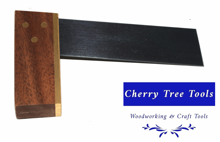 Dovetail Square  3" (175mm)   Walnut  1:8 Miniature -     Joseph Marples  W19j - Cherry Tree Tools