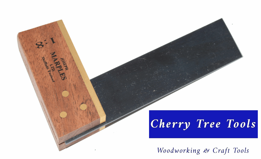 Dovetail Square  3" (175mm)   Walnut  1:8 Miniature -     Joseph Marples  W19j - Cherry Tree Tools