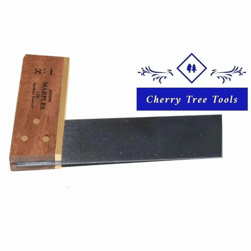Spear & Jackson 230mm Try Square 9"  - Premium Hardwood Precision Tool - Cherry Tree Tools