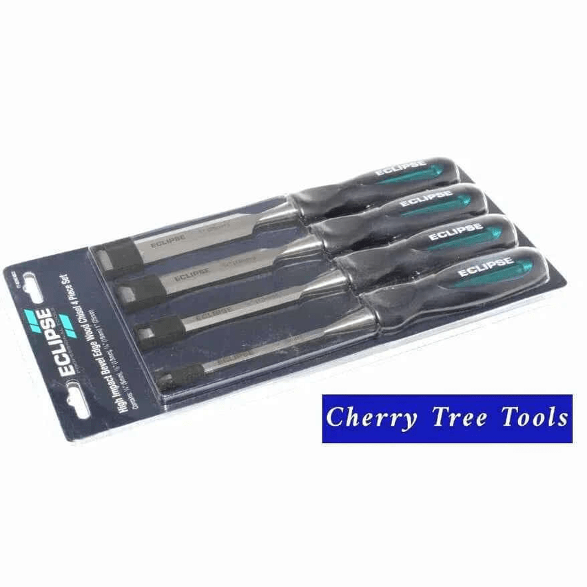 Eclipse Professional 4pc Bevel Edge Wood Chisel Set 