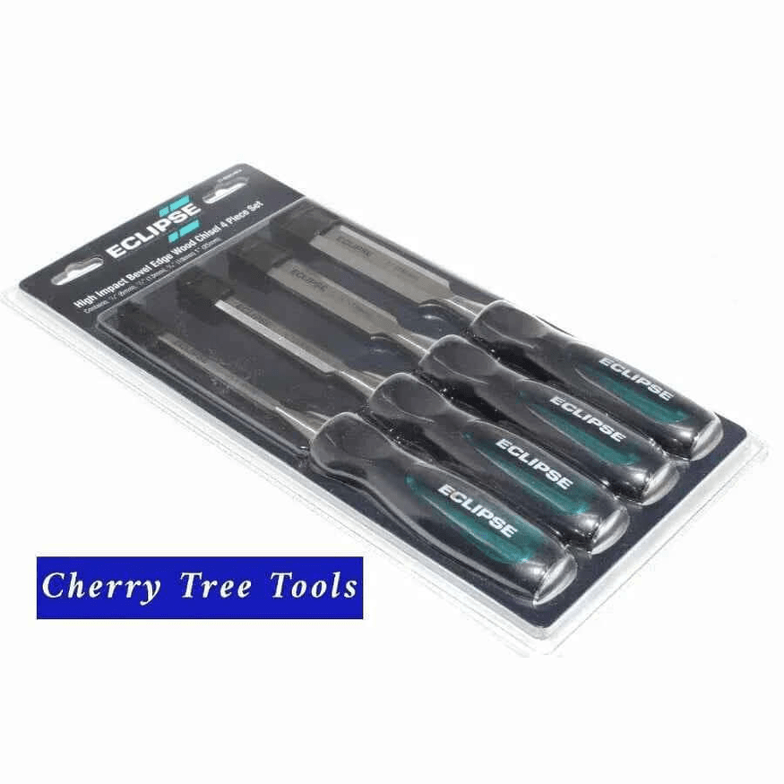 Eclipse Professional 4pc bevel Edge Wood Chisel Set 