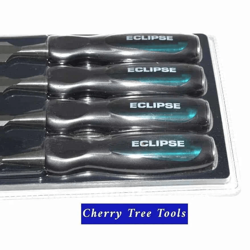 Eclipse Professional 4pc Bevel Edge Wood Chisel Set 