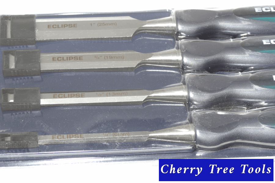 Chisel Set  TT-BEWC6BCE Eclipse Professional 6pce, Bevel Edge - Cherry Tree Tools