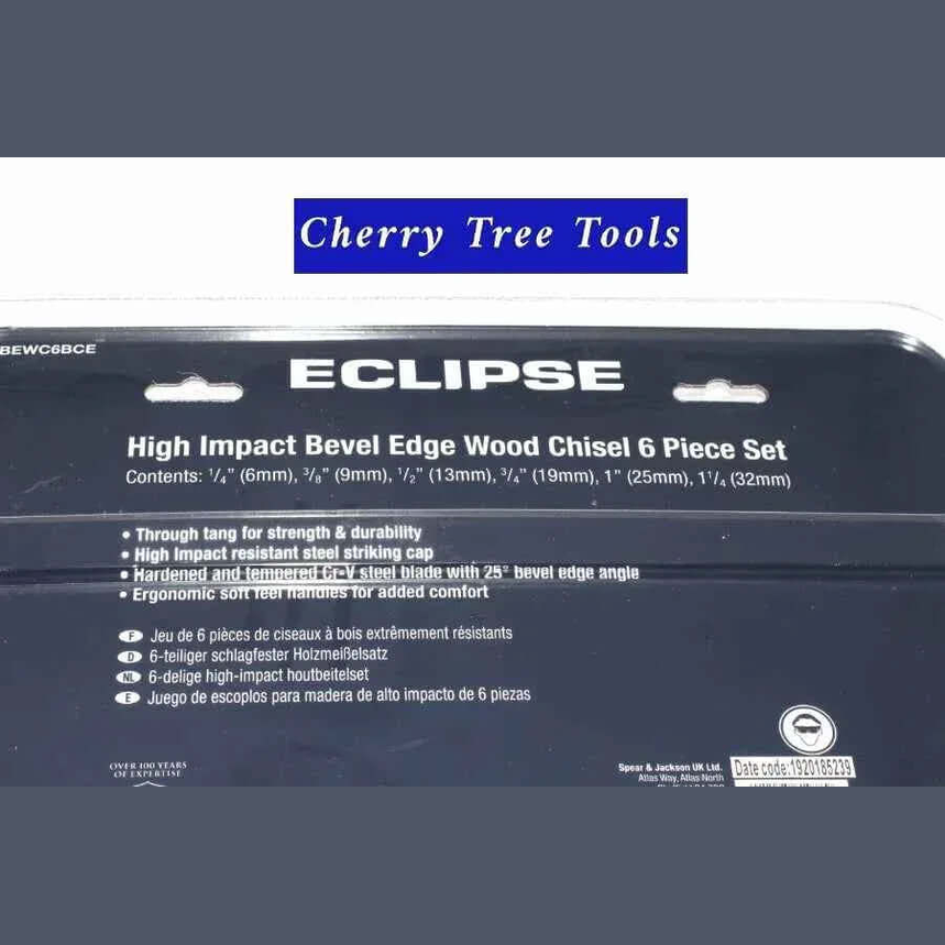 Eclipse Professional 6pc Wood Chisel Set