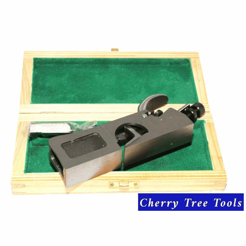 Faithfull 3-in-1 Shoulder Plane 27mm in wooden box from Cherry Tree Tools, ideal for woodworkers.