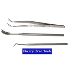 Silverline 3pc Pick Probe & Mirror Set - Craft Tools 511952 - Cherry Tree Tools