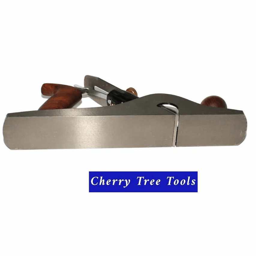 Faithfull No 10 Rebate Plane  woodworking tool shown with ergonomic handle and chrome finish.