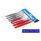 Silverline 7pc Craft Tweezers Set  Craft Tools  209144