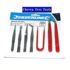 Silverline 7pc Craft Tweezers Set C raft Tools  209144