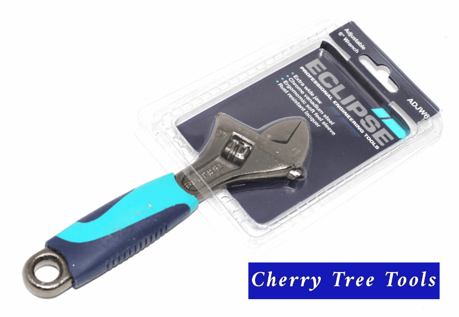 Adjustable Wrench  Eclipse Professional 6" - Cherry Tree Tools
