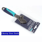 Eclipse Professional Adjustable Wrench 6" shown in package with ergonomic handle for versatile DIY use.