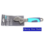 Eclipse Professional Adjustable Wrench 6" displayed in packaging, ideal for DIY and professional use.
