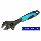Eclipse Professional 10" Adjustable Wrench  with a blue and black ergonomic handle for optimal grip and performance.
