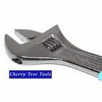 Eclipse Professional 10" Adjustable Wrench  close-up showcasing adjustable jaws and durable finish.